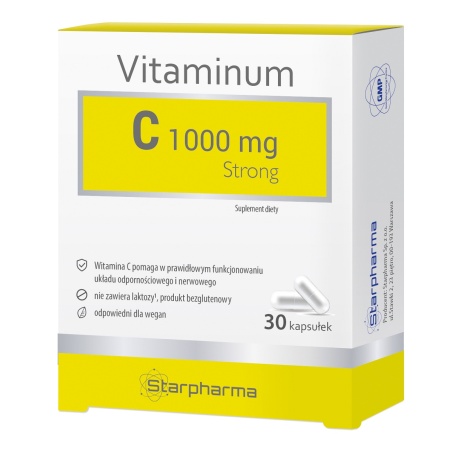 WITAMINA C STRONG (1000 mg) 30 KAPSUŁEK - STARPHARMA