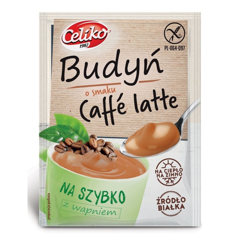 BUDYŃ O SMAKU CAFFE LATTE BEZGLUTENOWY 37 g - CELIKO