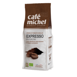 KAWA MIELONA ARABICA / ROBUSTA ESPRESSO FAIR TRADE BIO 250 g - CAFE MICHEL